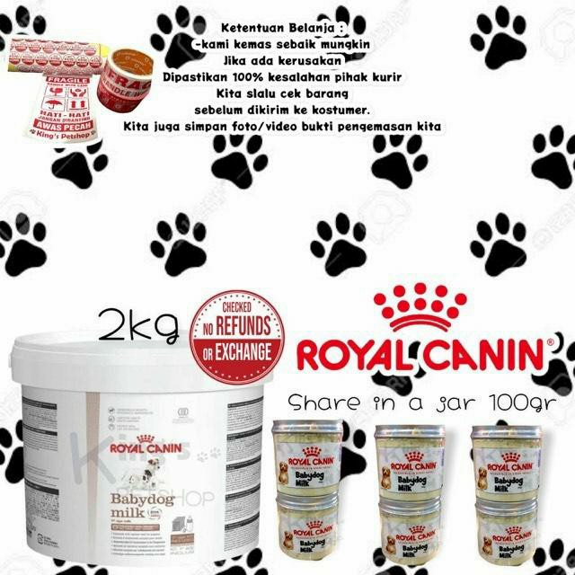 Royal Canin/Puppy Milk/Powdered Milk/Babydog Milk 200gr Shopee