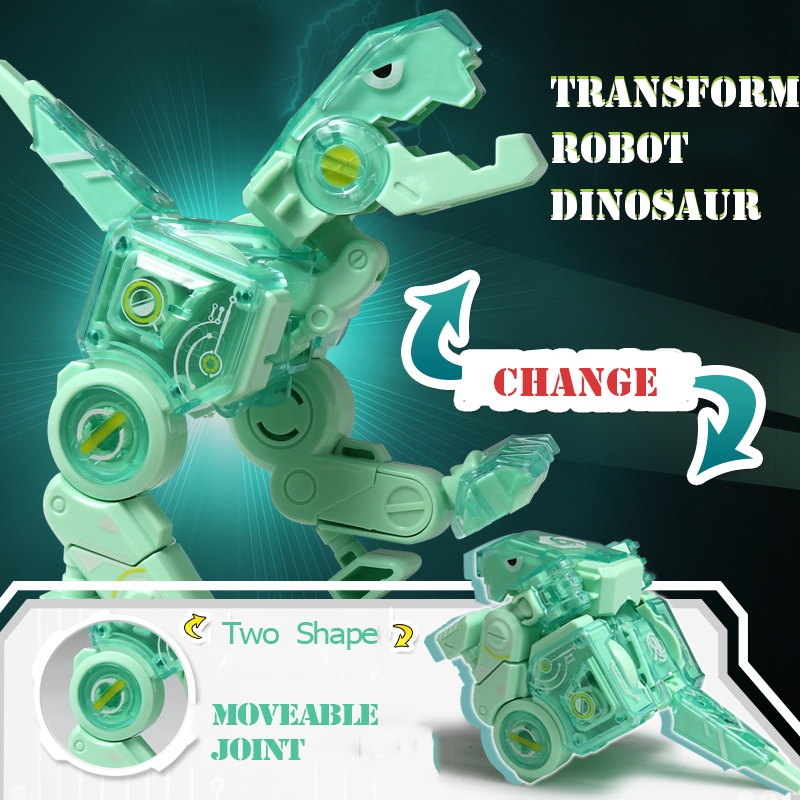 [ice!!]Robot Dinosaur Rubix Cube Kids TakeApart Transformers Dinosaurs