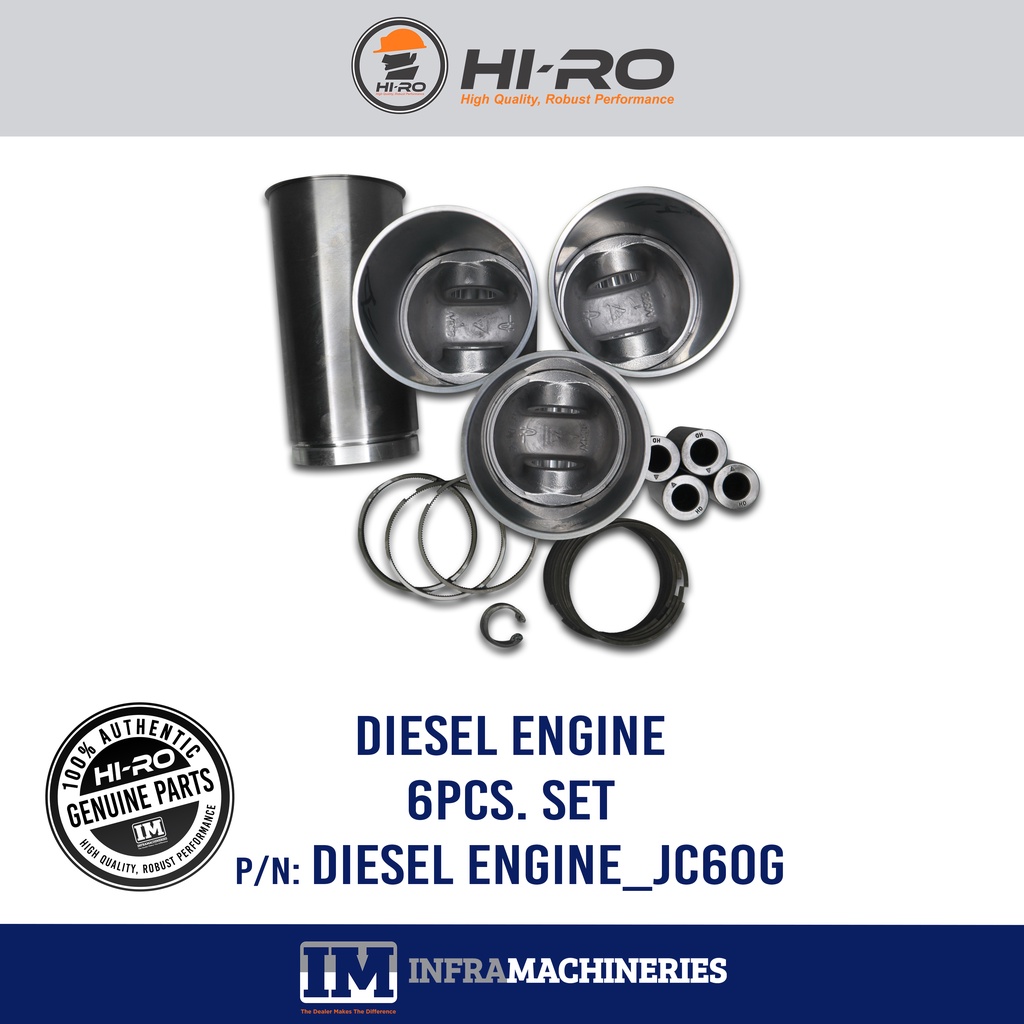 IM HIRO DIESEL ENGINE 6PCS SET P/N DIESEL ENGINE_JC60G | Shopee Philippines