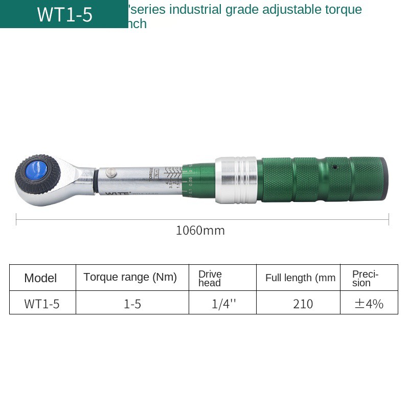 High precision adjustable torque wrench industrial grade quick wrench