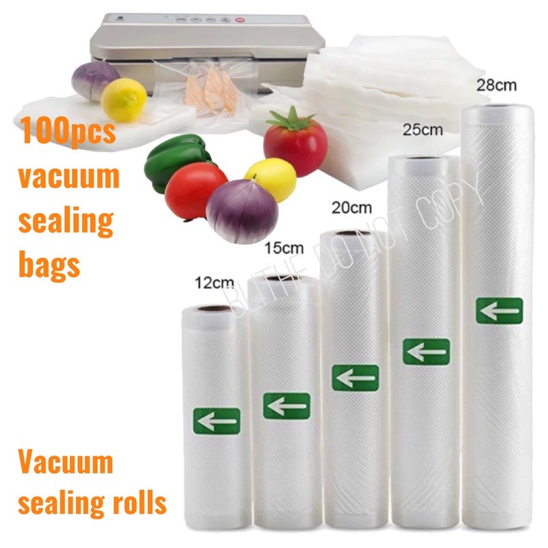 vacuum sealer food grade sealing bags roll precut package vaccum rolls