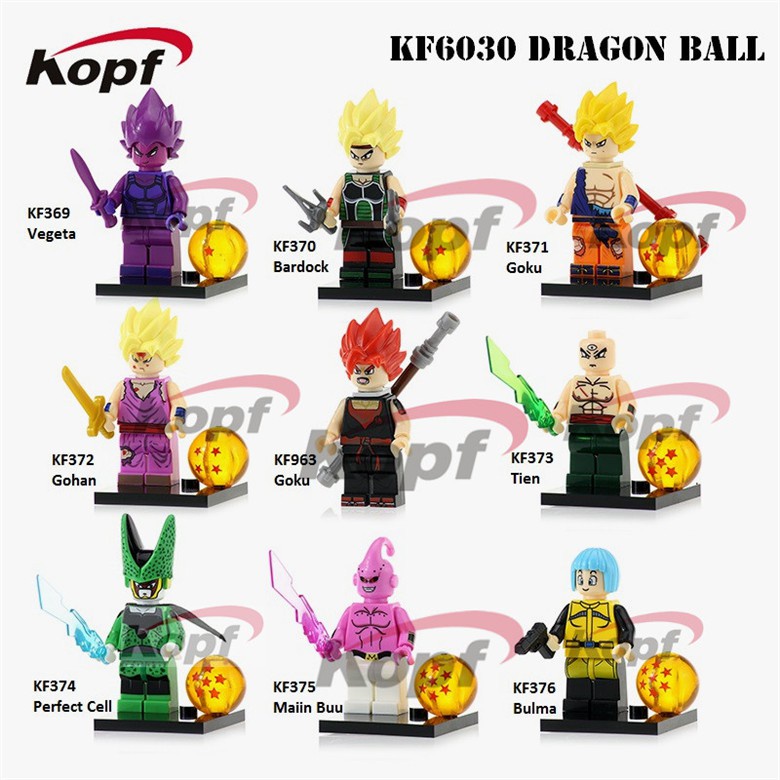 Pinoytoygeek - LEGO Dragon Ball Z KnockOff Minifigure Collection w/ Goku  Krilin Vegeta & Piccolo Click the link below to see the video.