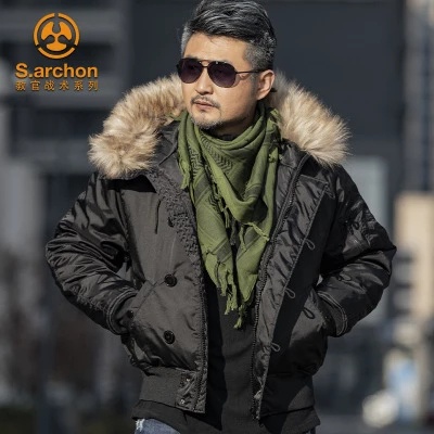 Camo jacket with fur hood outlet mens