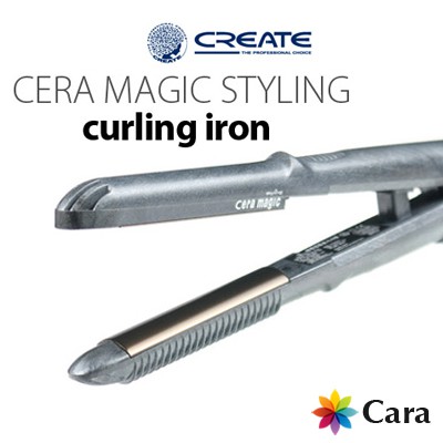 CREATE Professional CERA MAGIC Curling iron (Round Plate) 100% Original ...
