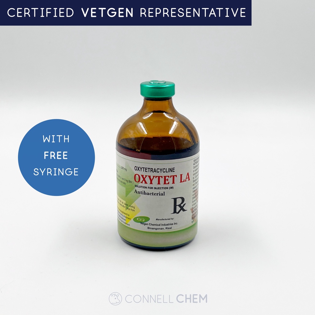 Oxytetracycline for Animals | Injectable | Vet Product | 100ml | Vetgen ...