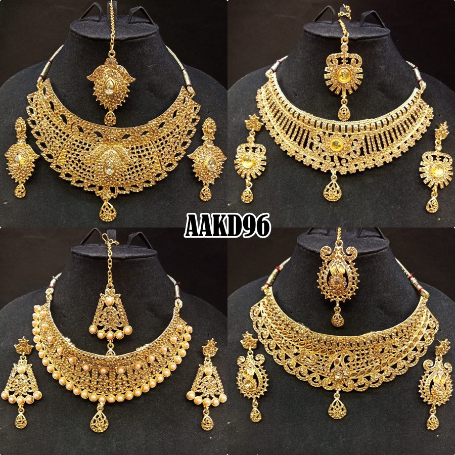 Necklace Set Earrings+Bindi AAKD96 Shopee Philippines