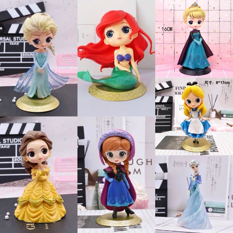 Frozen Cake Decoration Aisha Anna Aisha Princess Doll Snow White Doll Disney Princess Baking