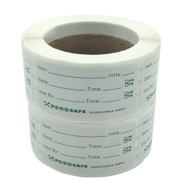 cc 250pcs/roll Kitchen Food Storage Labels Refrigerator Freezer ...
