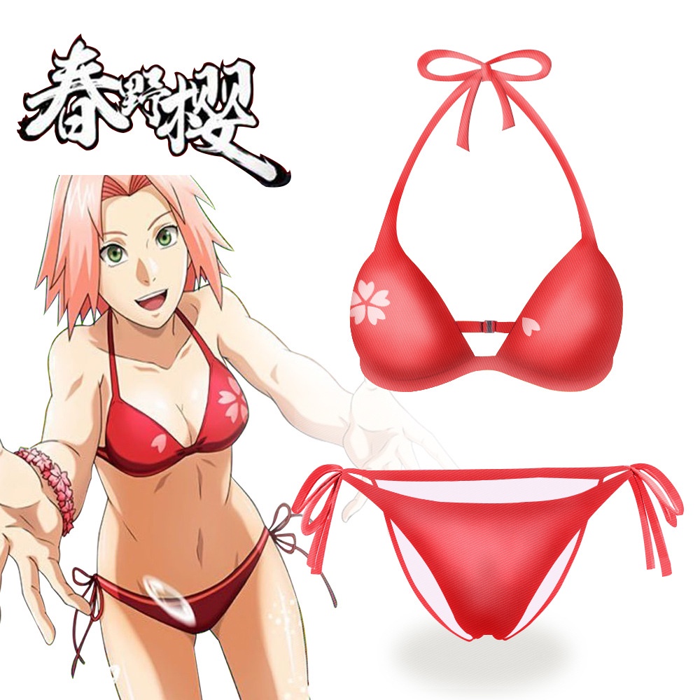 Naruto Swimsuit Cosplay Costume Naruto Tsunade Sakura Hinata Ino Mobile Game Cosplay Costume 5338