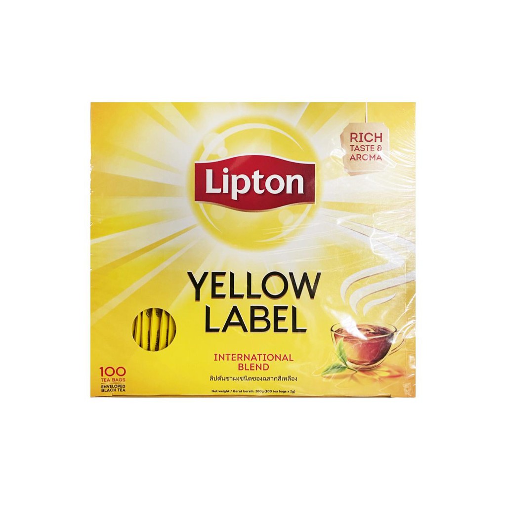 Lipton Yellow Label International Blend Black Tea Keto / Low Carb