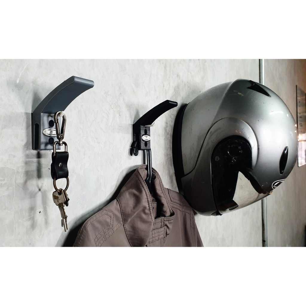 Flarelab HJC Helmet Hook with Key Hook and Hanger for Motorcycle