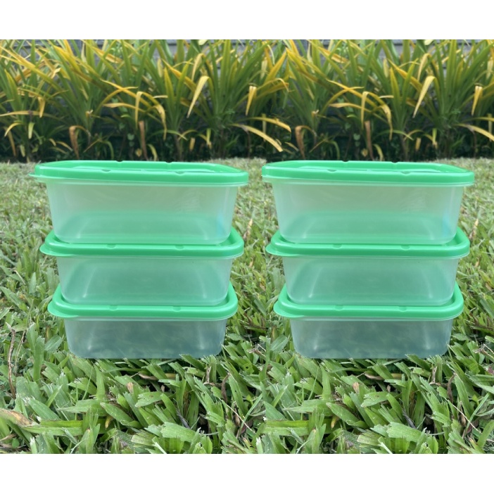 LHK 3/6PCS Tupperware Plastic Lunch Bento Box Food Container with Lid ...