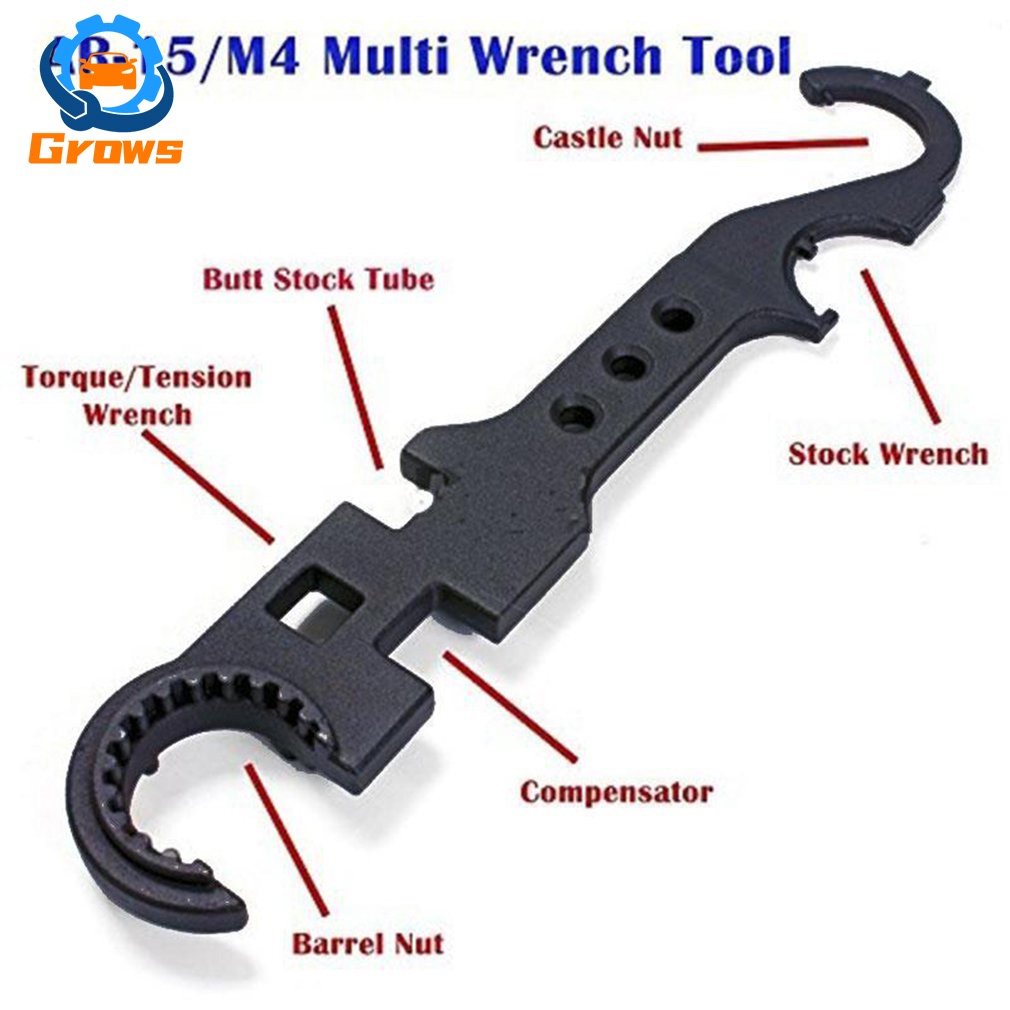 Grows Y36-Field Multifunction Wrench Steel AR15/M4 Tool Wrench All ...