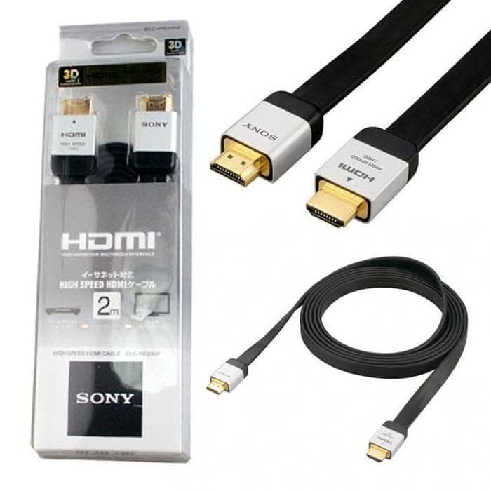 Sony HIGH SPEED 4K 2 METER HDMI cable | Shopee Philippines