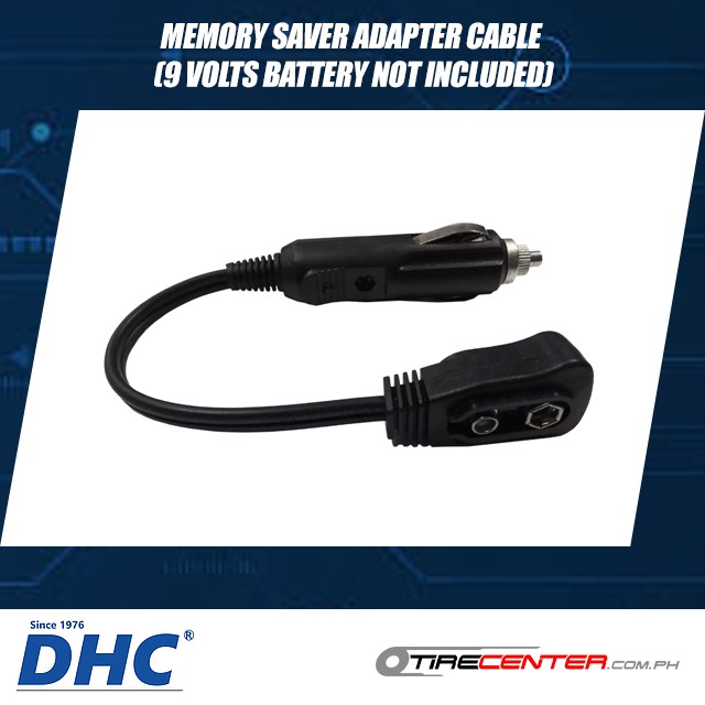 DHC CMS-2 Memory Saver Adapter Cable (9 Volts Battery NOT Included ...