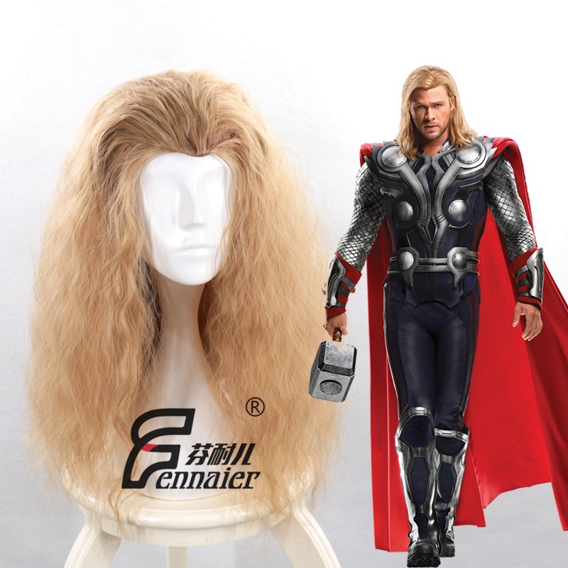 044 Home Fennel Avengers 2 Thor Tor Corn Hot Fluffy Mid-Length Linen ...