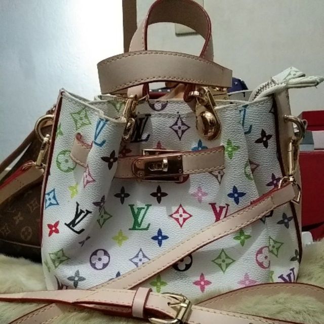 Lv multicolor sling online bag