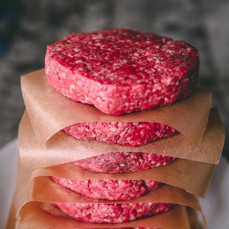 InStock Australian imported raw materials and beef burger patties beef