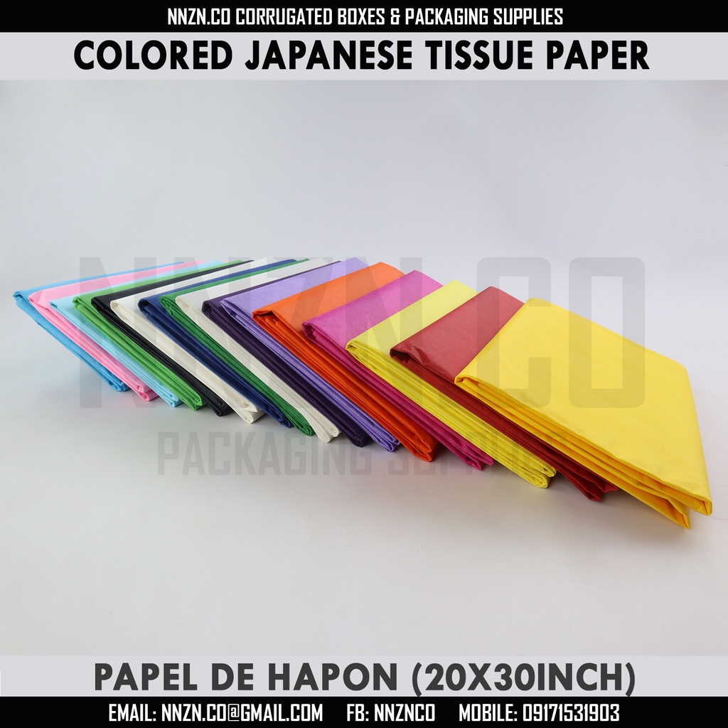 NNZN Japanese Paper Papel De Hapon Colored Japanese Tissue Paper Gift ...