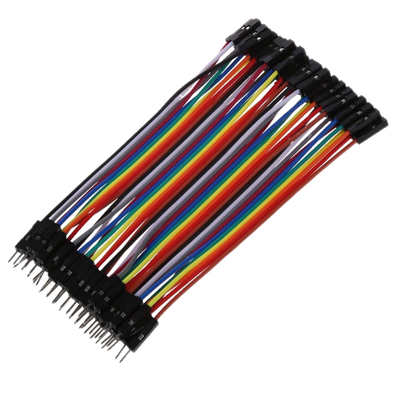 40 x 10 male female jumper plug / socket jumpers jumper wires