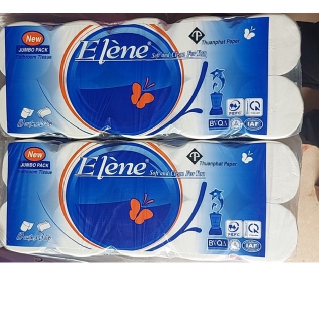 Green Elene Toilet Paper Without Core 10 Rolls (3 Layers) Shopee