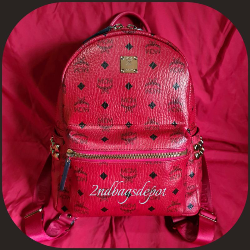 Ruby red mcm online bag