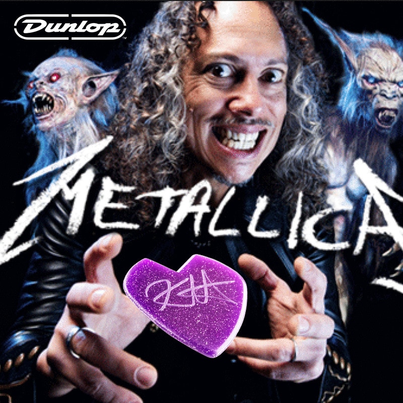 1 PC Guitar picks Dunlop Kirk Hammett Signature Jazz III 1.38mm Guitar ...