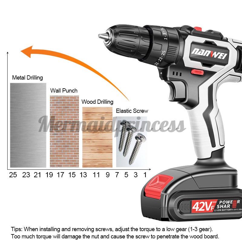 Nanwei best sale cordless drill