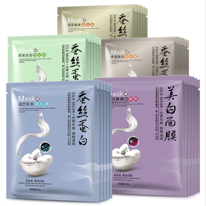 ONE SPRING SILK MASK SHEET MASK ORIGINAL/ FACE MASKSILK MASK | Shopee ...