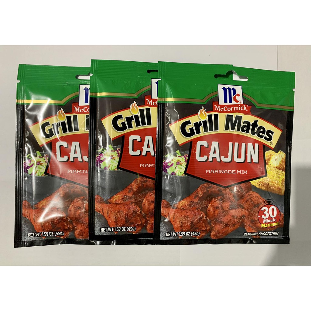 McCormick Grill Mates Cajun Mix 45g x 3pcs Shopee Philippines