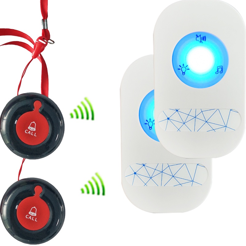 Ycall Security Alarm / Caregiver Caller Wireless Call Button ...