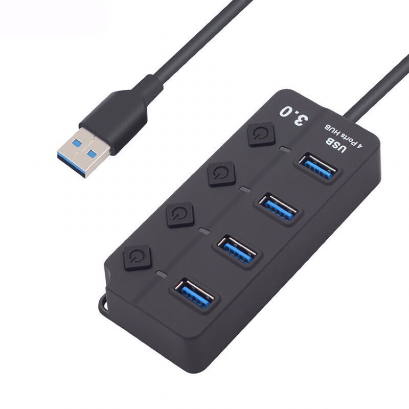 4 ports/7 Ports USB Hub 3.0 5GBPS High Speed With Switch USB Hub for ...