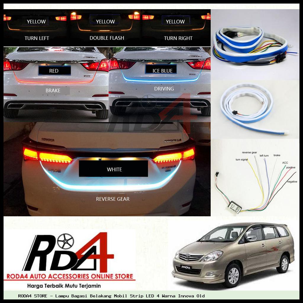 4 Colors Innova Old Innova Led Strip Tailgate Trunk Light Shopee