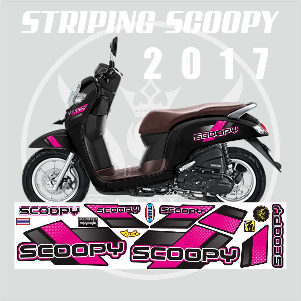 SCOOPY VARIATION STRIPING SIMPLE SCOOPY LIS VARIATION SCOOPY 2017 ...
