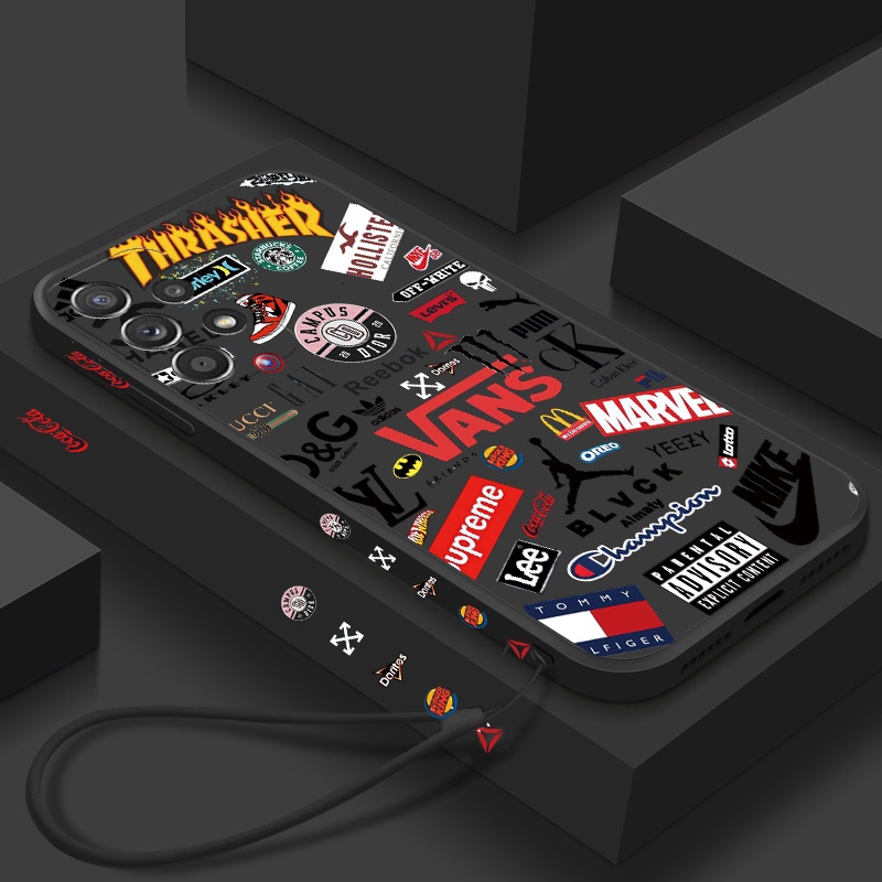 Logo Shockproof Casing For Samsung Galaxy A13 4G A33 A53 5G S10 Plus ...