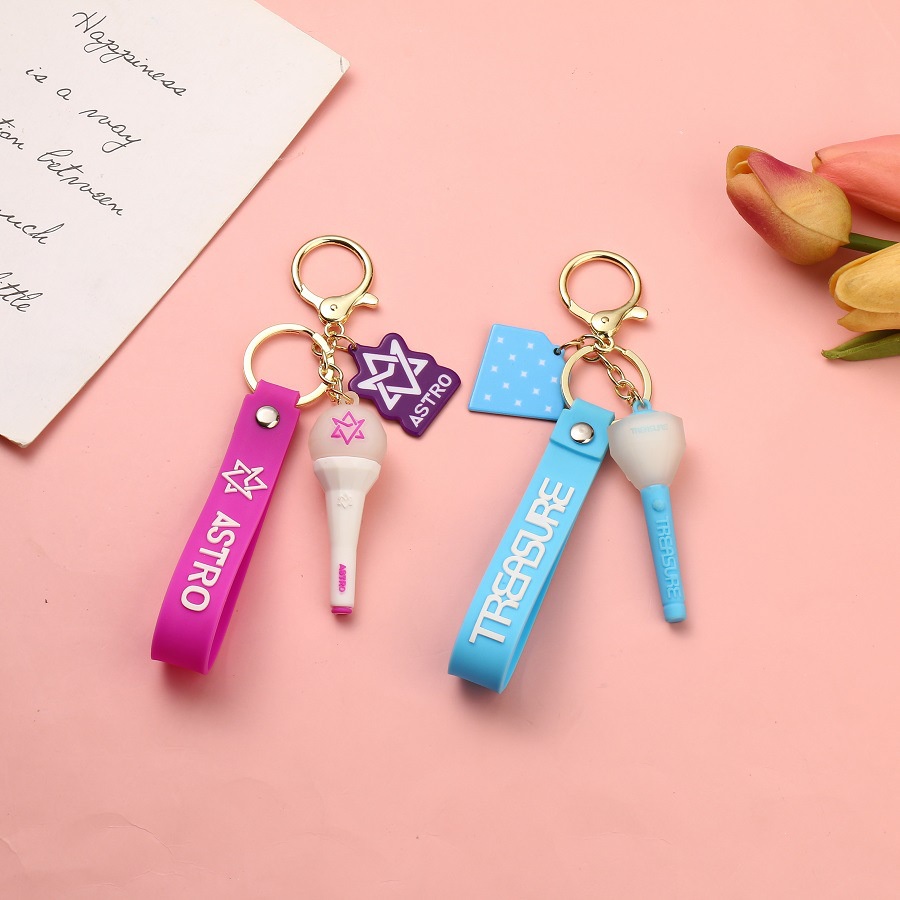 Kpop Astro Treasure Emergency Light Keychain Stereo Light Pendant ...