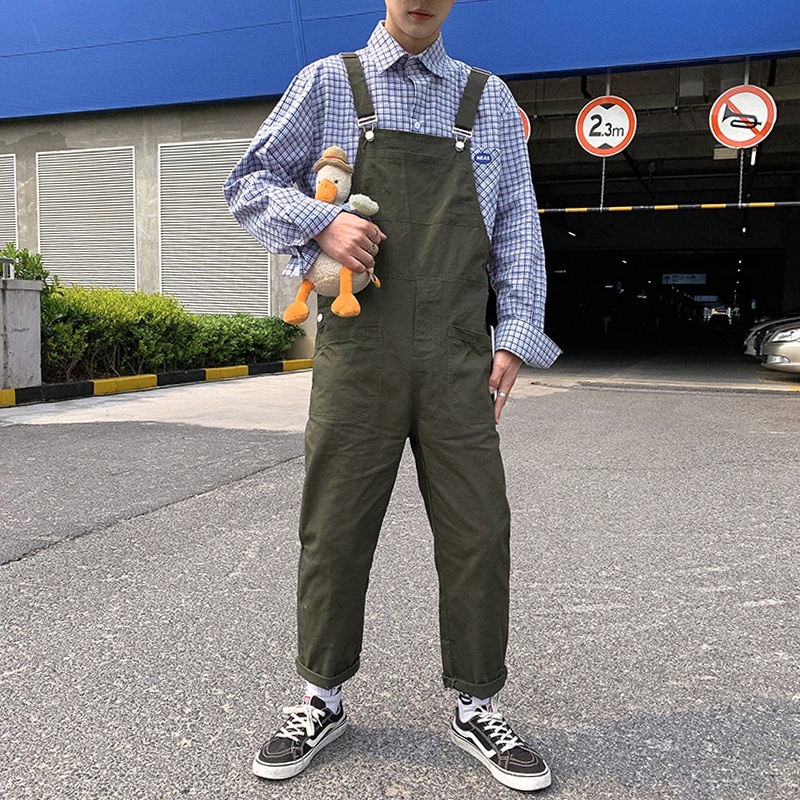 2024 【Pure Cotton】Unisex Ove Rall Jumpsuit Romper Japanese Style