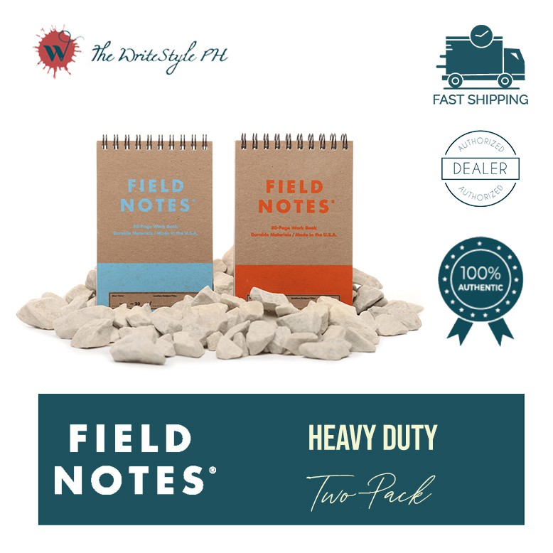 Field Notes Heavy Duty Notebooks (2Pack) Shopee Philippines