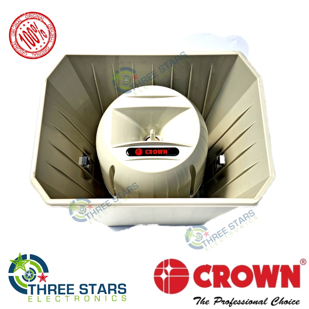 2022 Original Crown HS114 Professional Horn Speaker Max Power Bypass