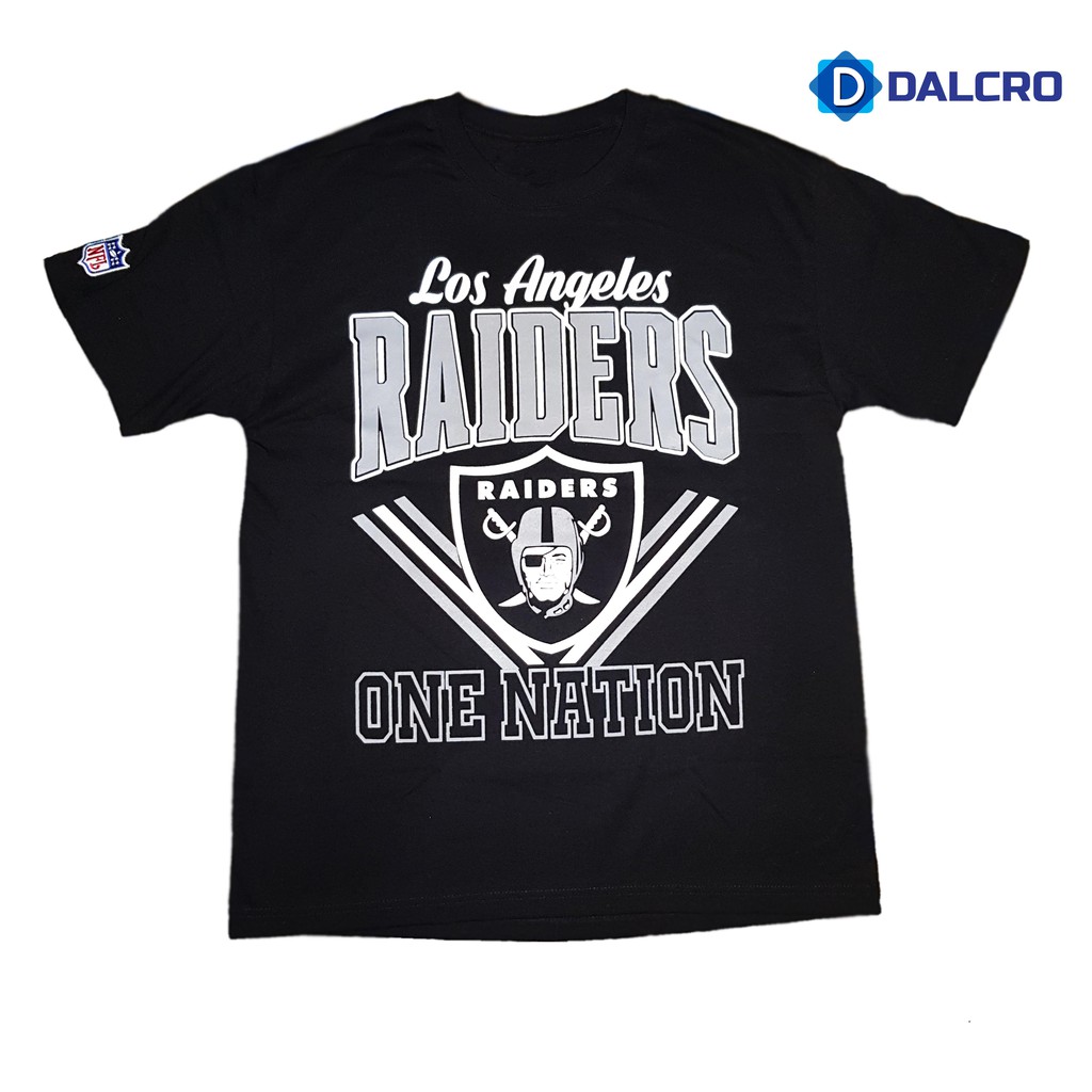 Official New Era NFL Script Las Vegas Raiders Black Tee B9255_567