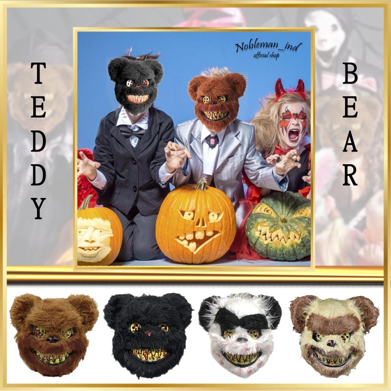 Fashion Injured Animal Bear Doll Cool Bloody Plush Bear Pendant Chain