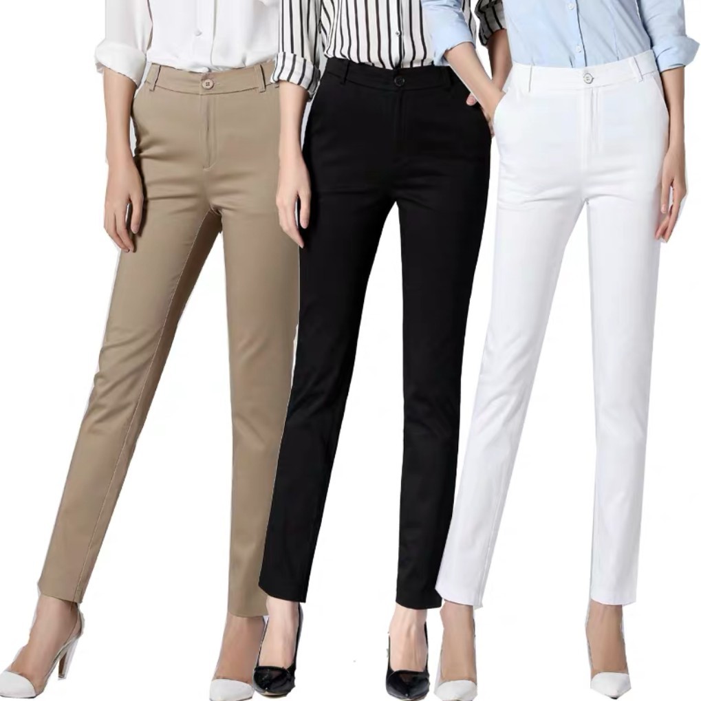 Plus Size Slack Pants Stretchable Formal Office Wear COD | WILLING PH ...