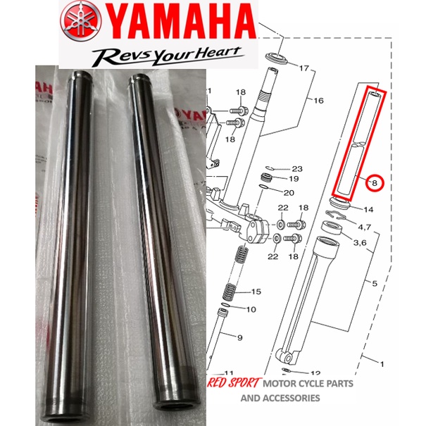 MIO i 125 And Mio Soul i 125 INNER TUBE COMP (SOLD PER PIECE