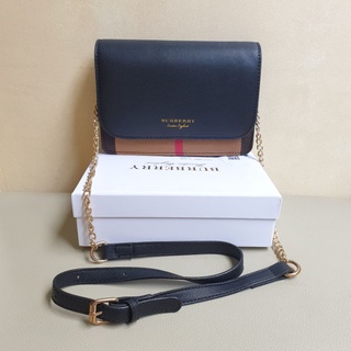 Shop Burberry 2023 SS Tartan Calfskin Crossbody Logo Shoulder Bags  (80713571) by 休憩室の守護神