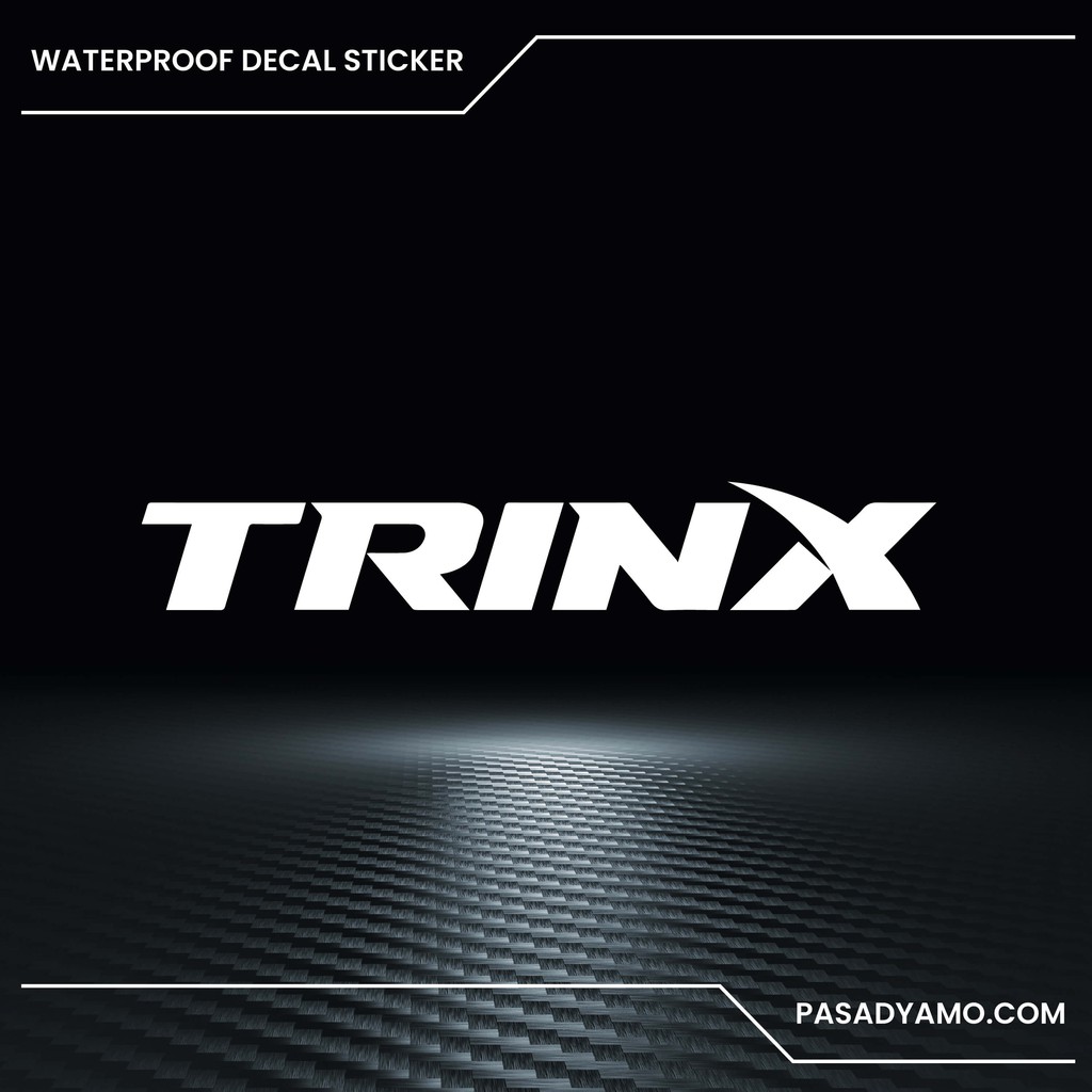 Trinx Logo Decal Sticker for Bikes 1.5 x 9 inches | Shopee Philippines