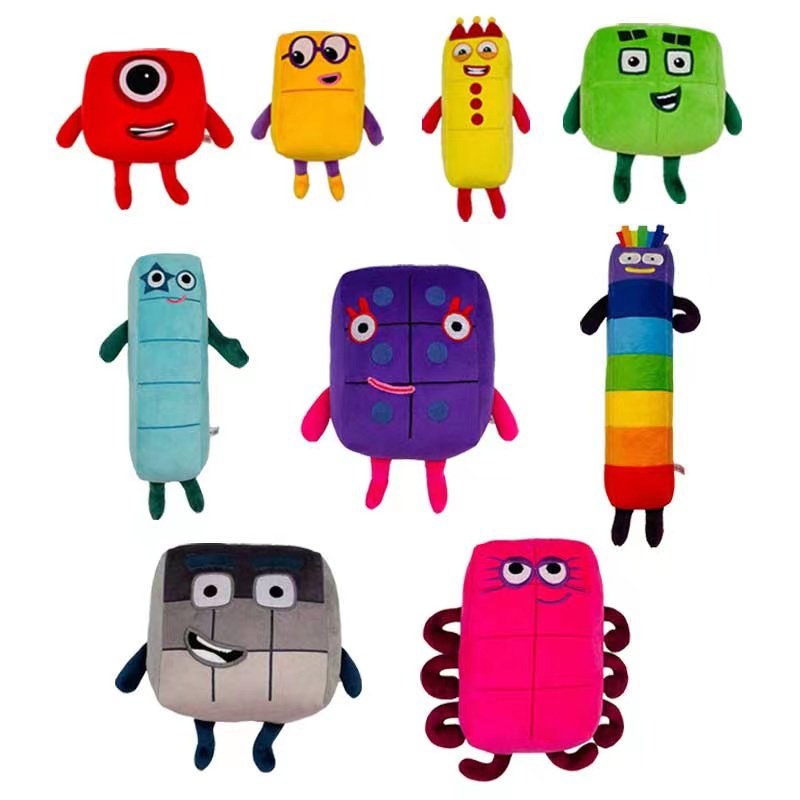 Numberblocks Plush Toy Educational Stuffed Number blocks Toy Kids Gift ...