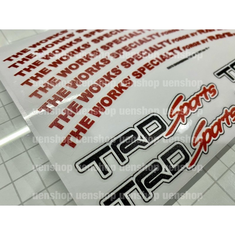 Sticker DECAL KERETA SPORTRIM TRD SPORTS TRDSPORT SP T3 RAYS ...
