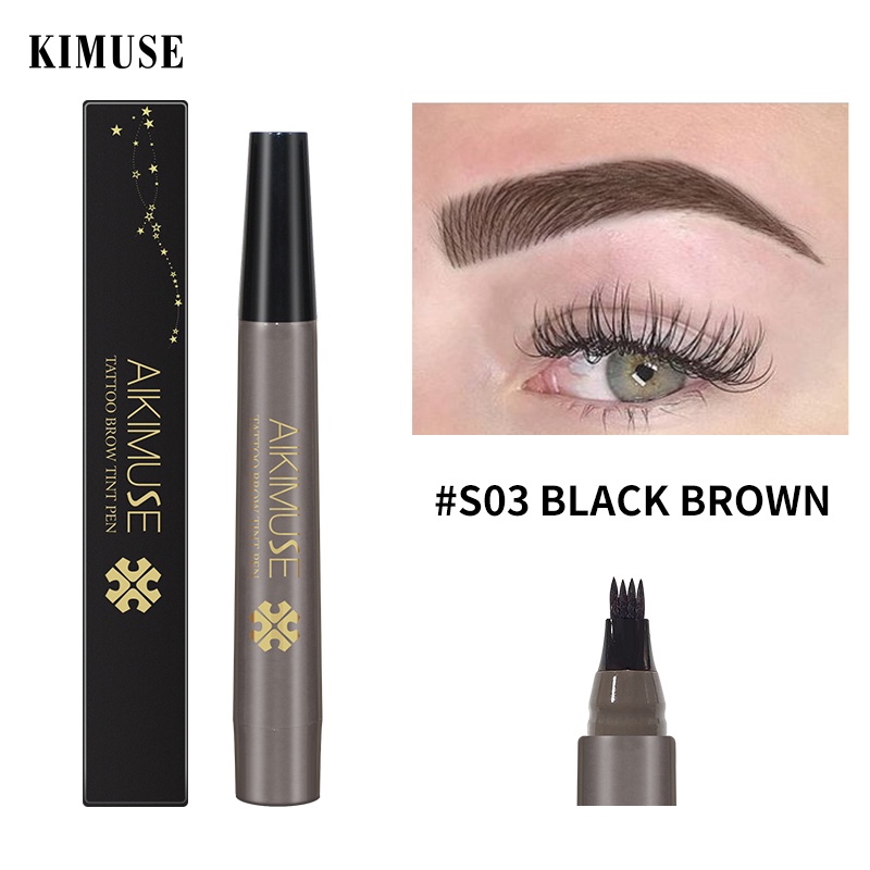 AIKimuse Waterproof Liquid Eyebrow Tattoo Pencil 4 Color | Shopee ...