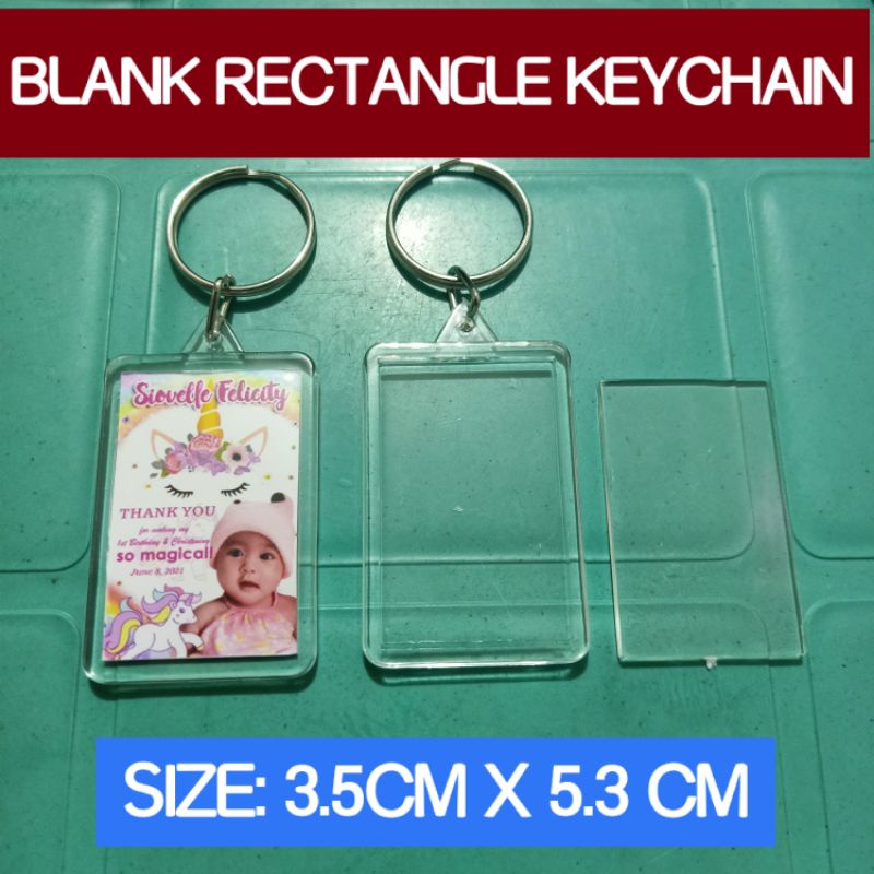 Blank Rectangle Keychain for Souvenirs and Giveaways | Shopee Philippines