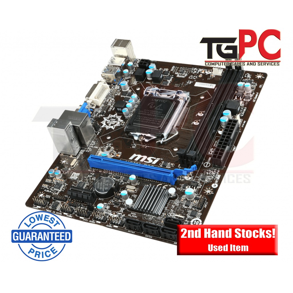 MSI H81MP33 Desktop Motherboard Socket 1150 4th gen Shopee Philippines